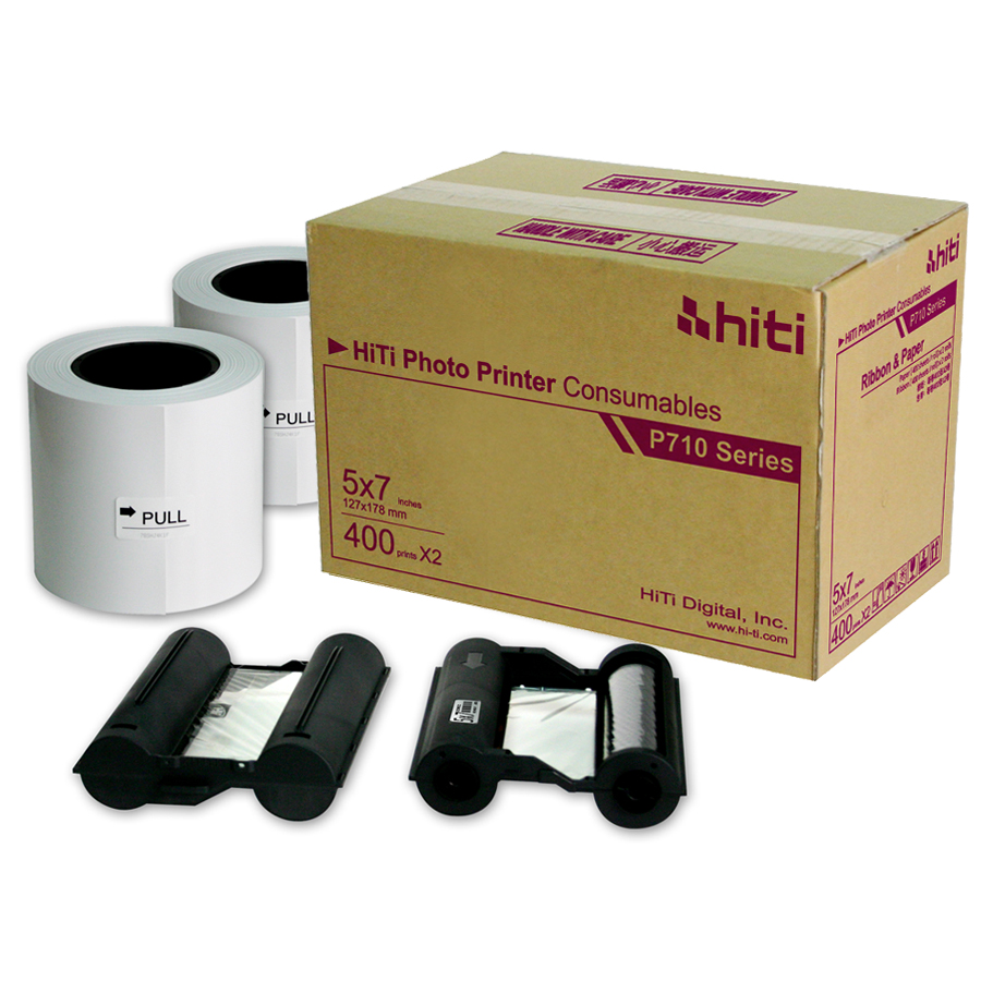 HiTi - Hi-Touch Imaging Tech. 5 x 7" P720L Ribbon & Paper Case